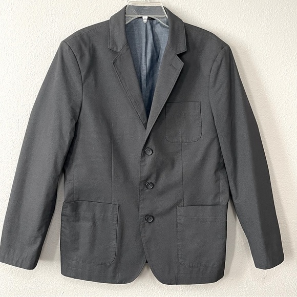 BANANA REPUBLIC Men’s Gray Tailored Slim Fit Blazer Jacket Size 42R - Picture 1 of 6